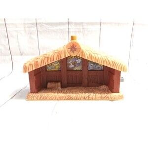 Fisher Price Little People Nativity Manger Christmas Story Stable 2002